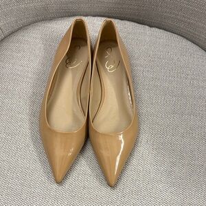 Sam Edelman Tan Patent Leather Heels